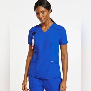 Jaanuu 4-Pocket D-Ring Top, XXS, Royal Blue